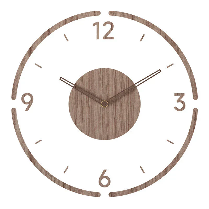 Scandinavische Houten Wandklok 35 cm – Minimalistisch & Stil Design | Sansoti