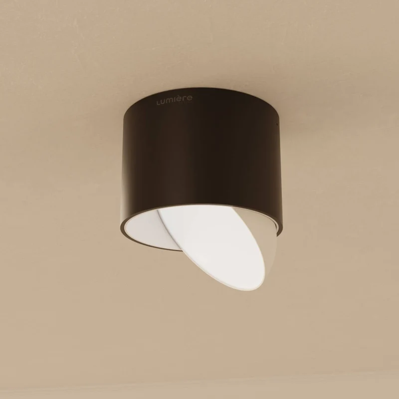 Verstelbare led plafondlamp met gericht warm 2700k licht voor hal keuken en woonkamer | Sansoti