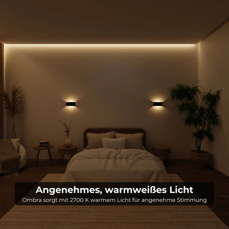 Moderne wandlamp met warm 2700k licht en ip54 bescherming voor binnen en buiten | Sansoti