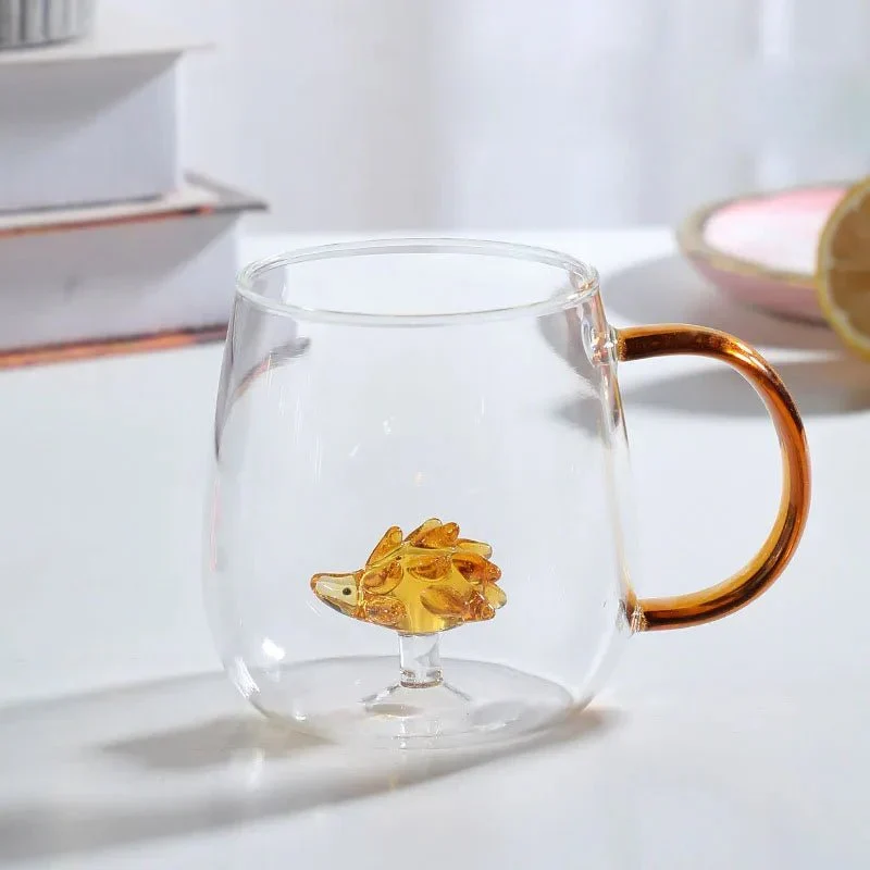 Glazen Theemok met 3D Dierenfiguur | Sansoti