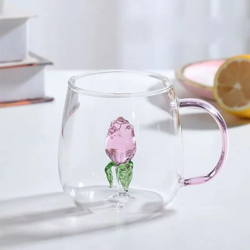 Glazen Theemok met 3D Dierenfiguur | Sansoti