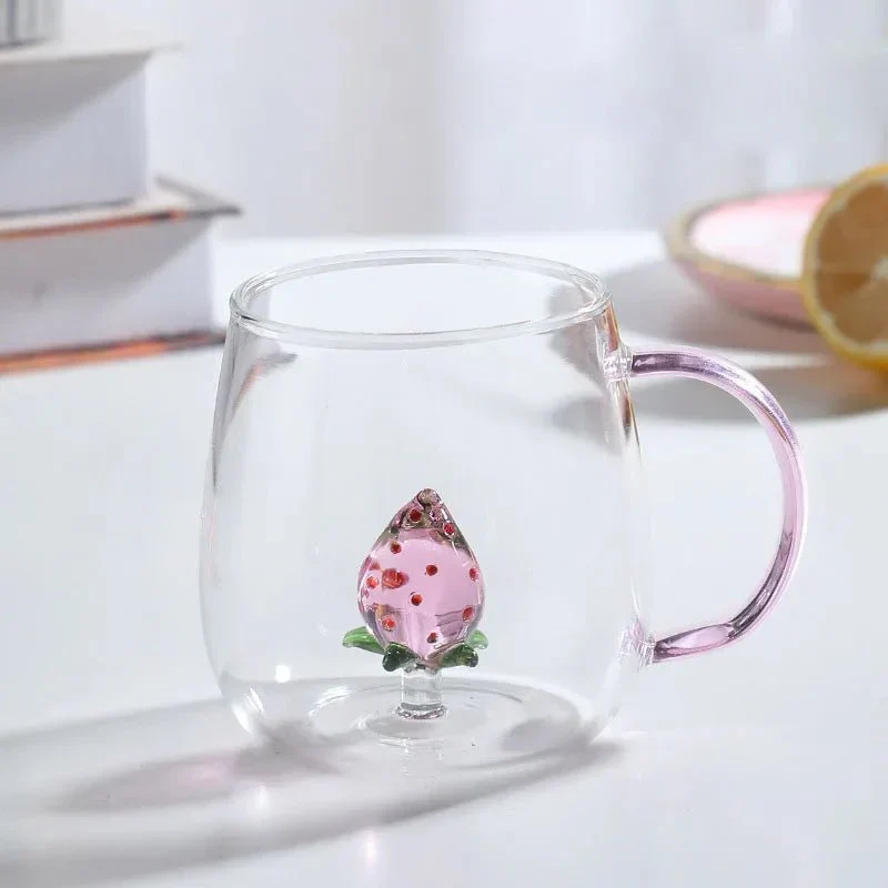 Glazen Theemok met 3D Dierenfiguur | Sansoti