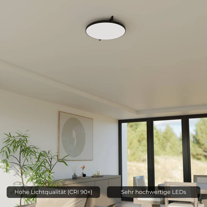 Plafondlamp met warm 2700k licht voor rustige en gelijkmatige sfeerverlichting | Sansoti