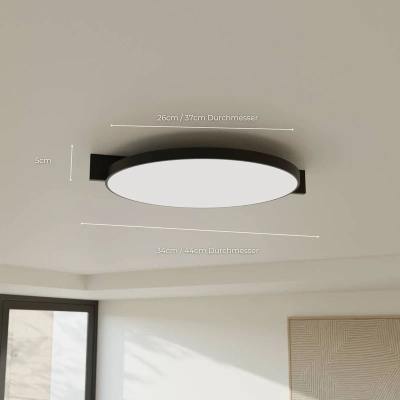 Plafondlamp met warm 2700k licht voor rustige en gelijkmatige sfeerverlichting | Sansoti