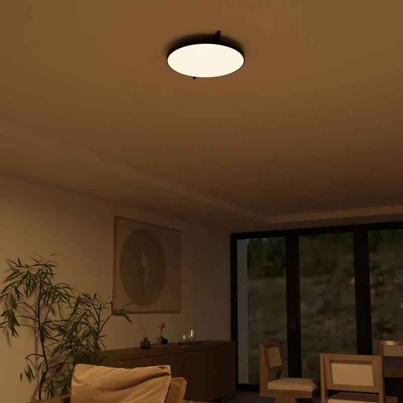 Plafondlamp met warm 2700k licht voor rustige en gelijkmatige sfeerverlichting | Sansoti