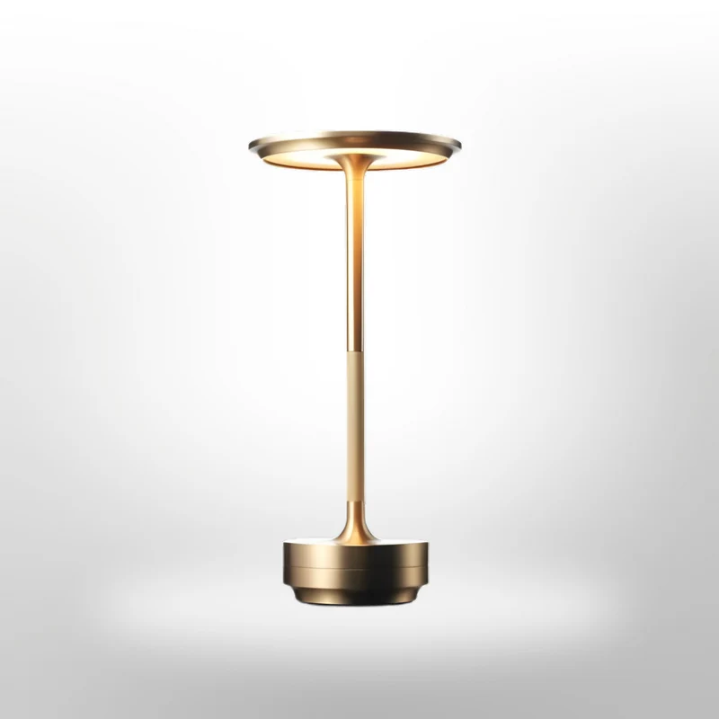 Draadloze Tafellamp met Touch Dimming – Luxe LED Tafellamp Oplaadbaar, Snoerloos & Sfeerverlichting voor Woonkamer en Slaapkamer