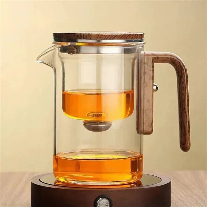 Glazen Theepot met Infuser – Tijdloos Design voor Rustige Theemomenten | Sansoti