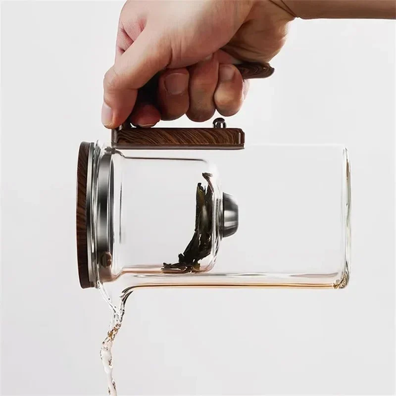 Glazen Theepot met Infuser – Tijdloos Design voor Rustige Theemomenten | Sansoti