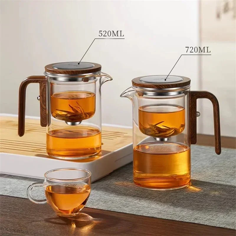 Glazen Theepot met Infuser – Tijdloos Design voor Rustige Theemomenten | Sansoti