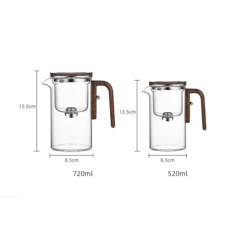 Glazen Theepot met Infuser – Tijdloos Design voor Rustige Theemomenten | Sansoti