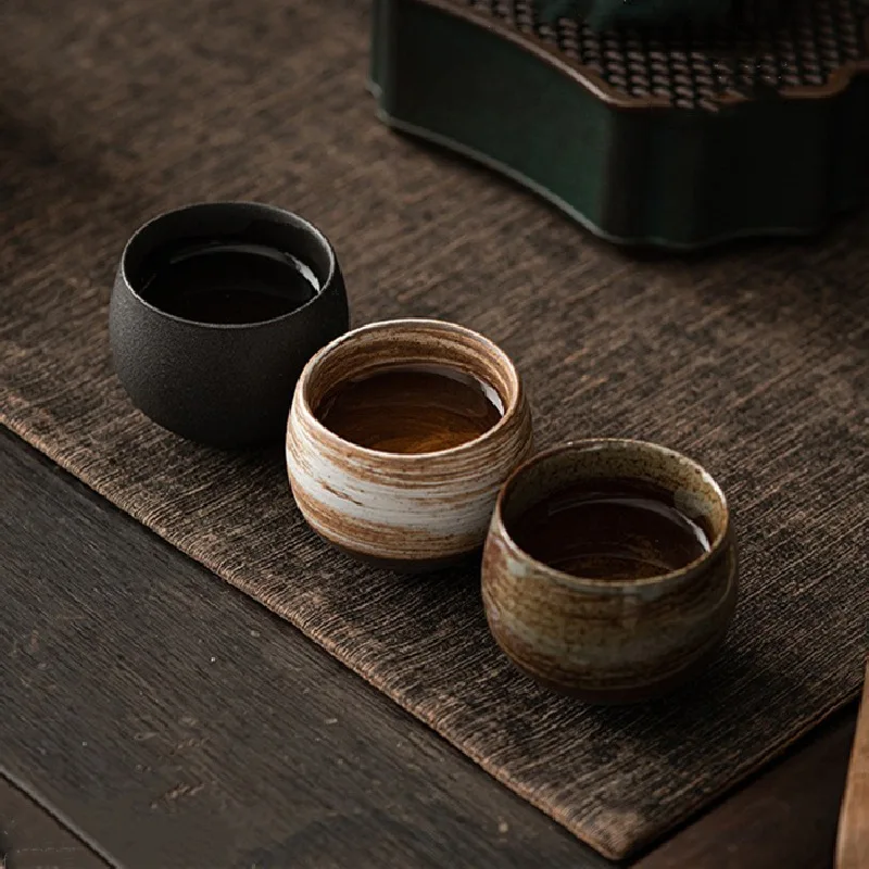 Handgemaakte espressokopjes van ambachtelijk keramiek voor espresso en koffieritueel | Sansoti