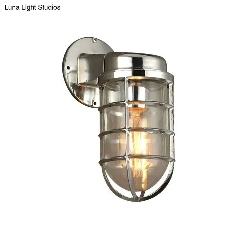 Wandlamp Metaal Kooi Helder Glas E26/E27 Industrieel Vintage Keukenverlichting Woonkamer Eetkamer Sfeer | Sansoti
