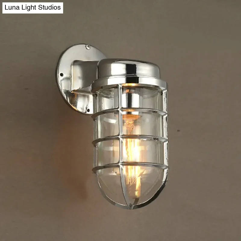 Wandlamp Metaal Kooi Helder Glas E26/E27 Industrieel Vintage Keukenverlichting Woonkamer Eetkamer Sfeer | Sansoti