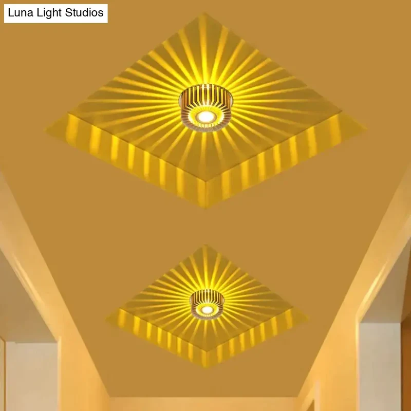 Inbouw LED Plafondspot 3W Aluminium Kleurrijk Sfeerlicht Gang Balkon Studeerkamer Slaapkamer Woonkamer | Sansoti