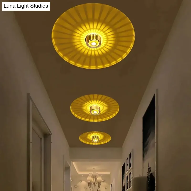 Inbouw LED Plafondspot 3W Aluminium Kleurrijk Sfeerlicht Gang Balkon Studeerkamer Slaapkamer Woonkamer | Sansoti