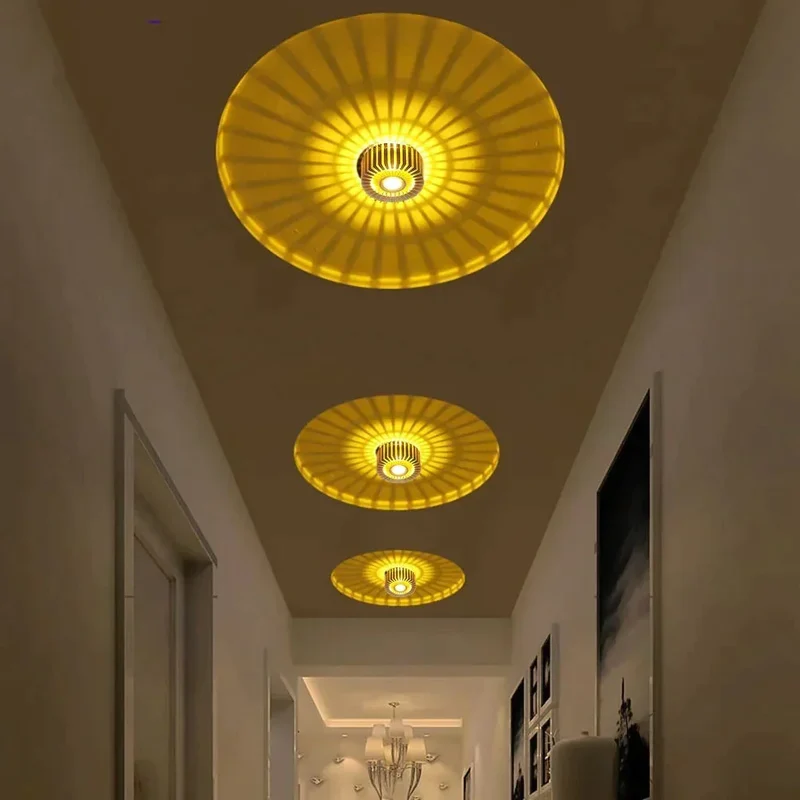 Inbouw LED Plafondspot 3W Aluminium Kleurrijk Sfeerlicht Gang Balkon Studeerkamer Slaapkamer Woonkamer | Sansoti