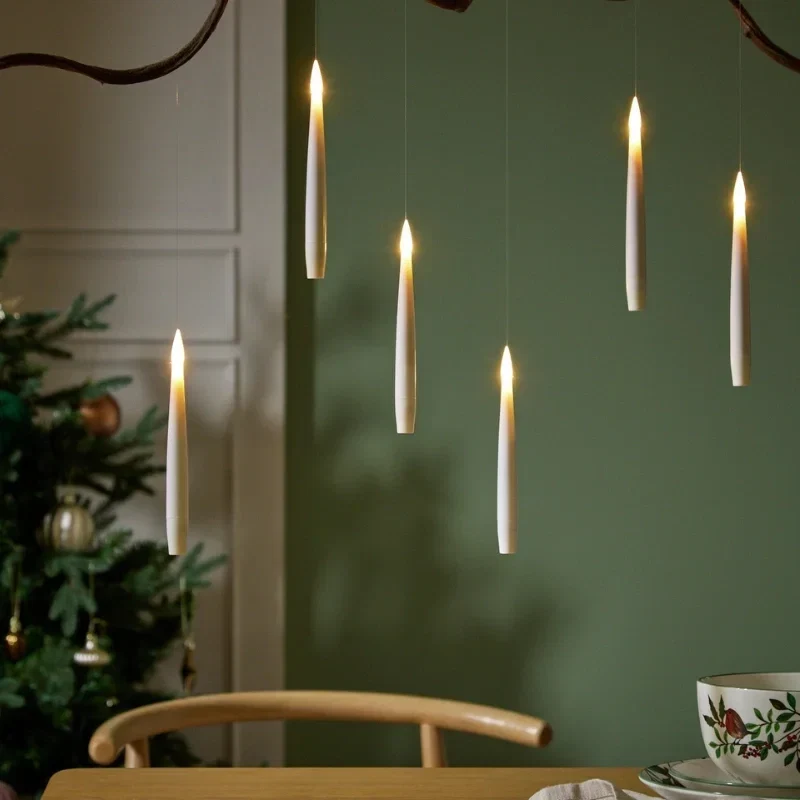 Drijvende LED Kaarsen Waterbestendig Warm Wit Flakkerend Licht Sfeerverlichting Binnen Buiten Feest Vijver | Sansoti