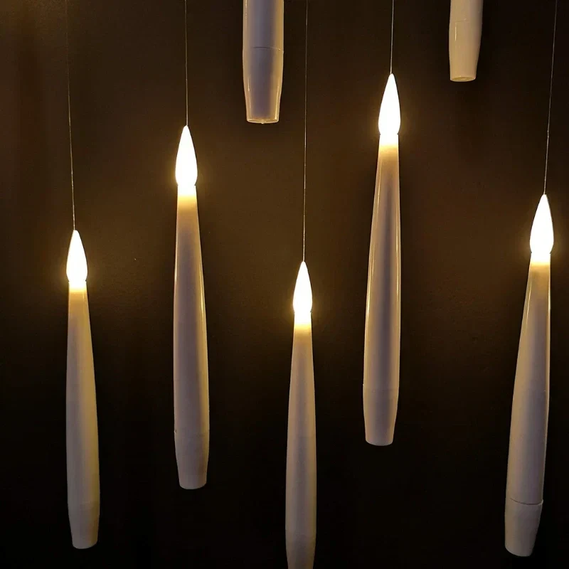 Drijvende LED Kaarsen Waterbestendig Warm Wit Flakkerend Licht Sfeerverlichting Binnen Buiten Feest Vijver | Sansoti