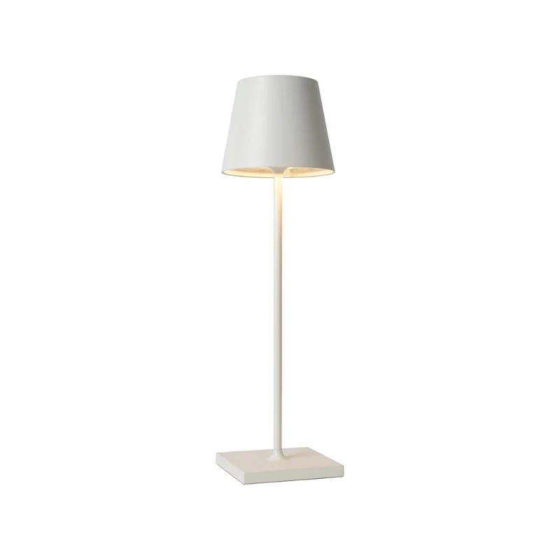 Draadloze Oplaadbare Tafellamp Touch Bediening IP65 Waterdicht Dimbaar Warm Koud Wit Licht Binnen Buiten | Sansoti