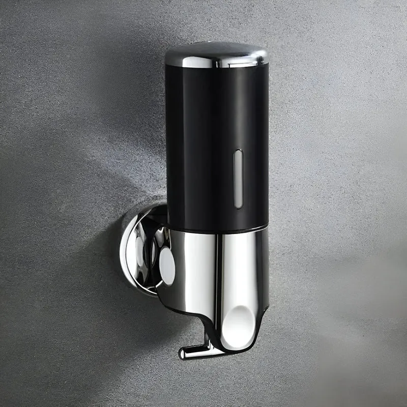 Zeeppompje Wandmontage Messing met Pompje 500ml Goud Zwart Chroom voor Badkamer Keuken Toiletruimte Stijlvol | Sansoti
