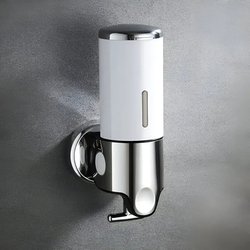Zeeppompje Wandmontage Messing met Pompje 500ml Goud Zwart Chroom voor Badkamer Keuken Toiletruimte Stijlvol | Sansoti