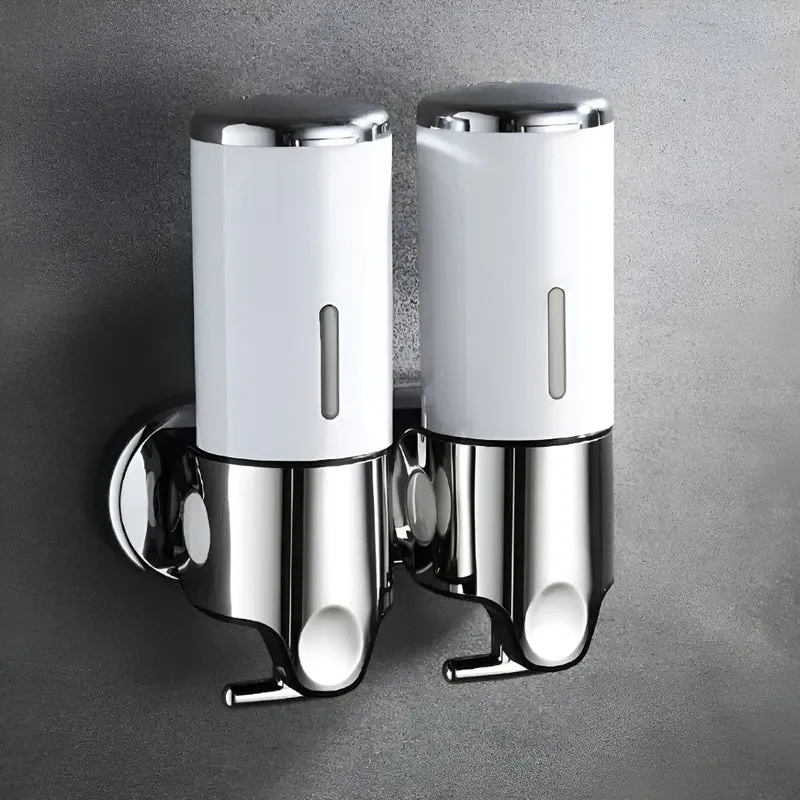 Zeeppompje Wandmontage Messing met Pompje 500ml Goud Zwart Chroom voor Badkamer Keuken Toiletruimte Stijlvol | Sansoti