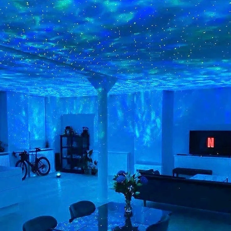 Sterrenprojector met Bluetooth Geluid en App Besturing Galaxy Nachtlampje LED Sfeerverlichting Slaapkamer | Sansoti