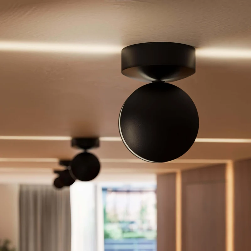 LED Wandlamp 360° Draaibaar Vierkant Lichteffect Warmwit Mat Aluminium Modern Design Wandverlichting | Sansoti