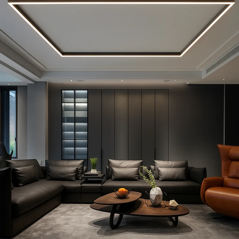 LED Plafondlamp Scandinavisch Design Warmwit Aluminium Dimbaar voor Woonkamer Slaapkamer Modern Stijlvol | Sansoti