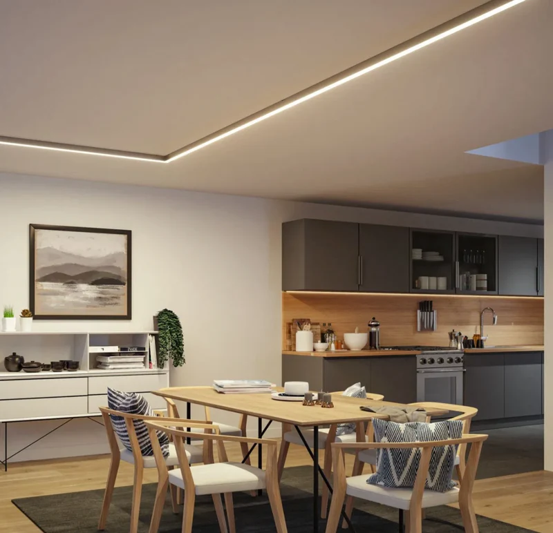 LED Plafondlamp Scandinavisch Design Warmwit Aluminium Dimbaar voor Woonkamer Slaapkamer Modern Stijlvol | Sansoti