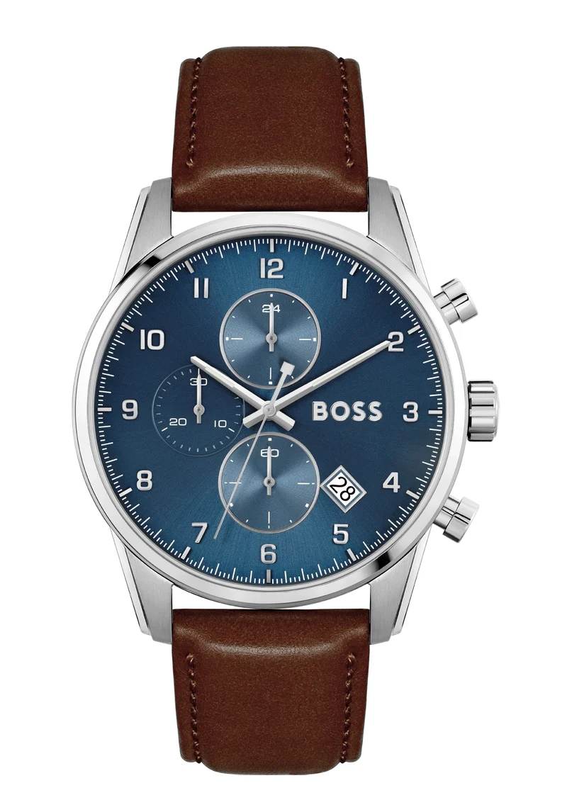 BOSS Skymaster 1513936 Herren Chronograph Silber • Quarzwerk • Edelstahlgehäuse