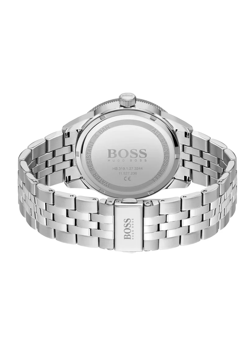 Boss Drifter 1513902 Herren Armbanduhr Blau • Mineralglas • Vintage-Taucheruhr-Design