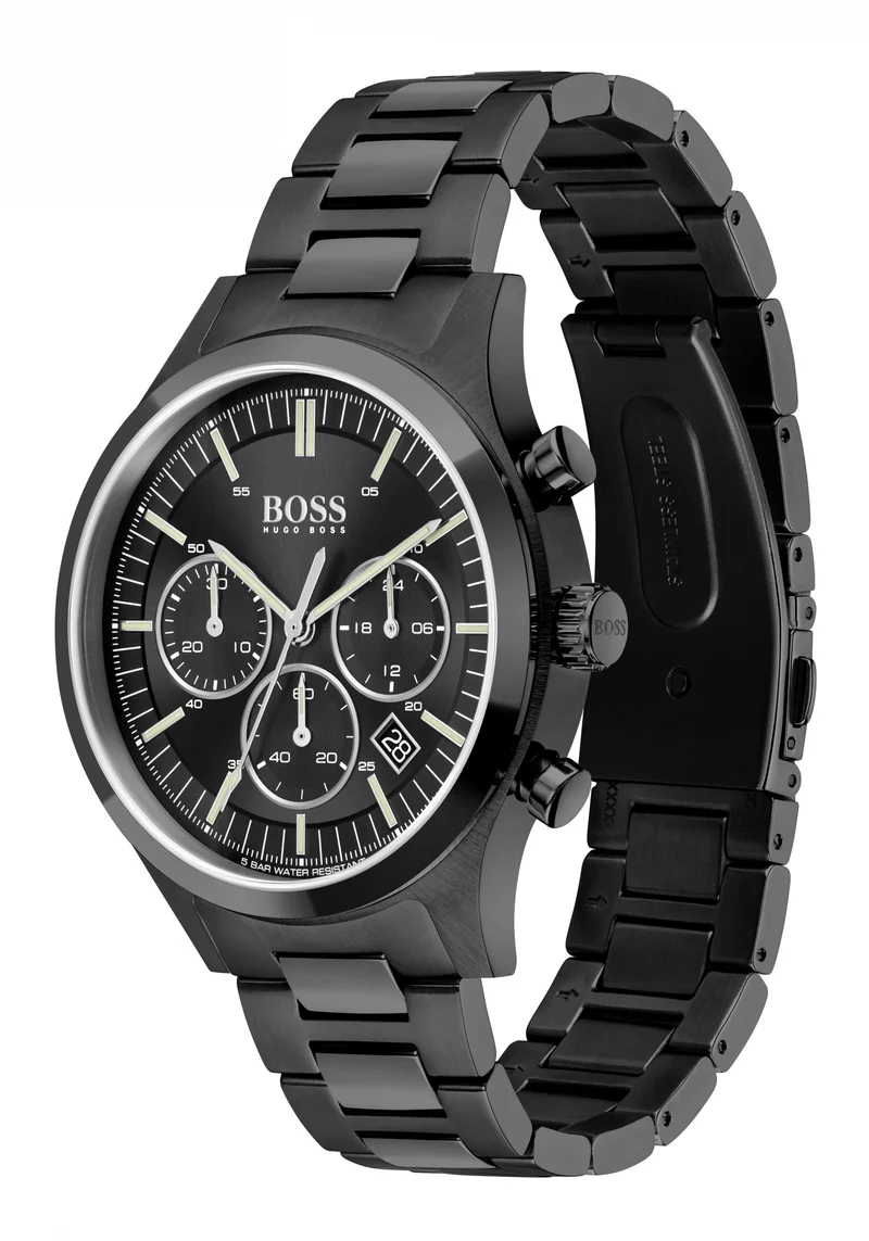 BOSS Metronome Herrenuhr • Chronograph • Mineralglas