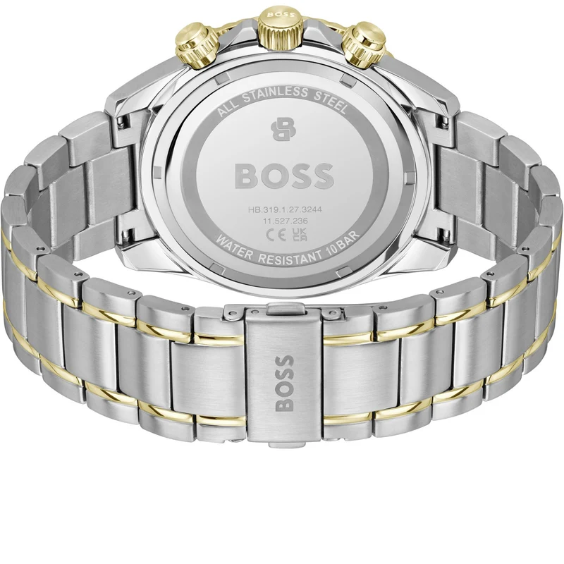 BOSS Sealiner 1514325 Herren Armbanduhr Grün • Chronograph • Edelstahlgehäuse