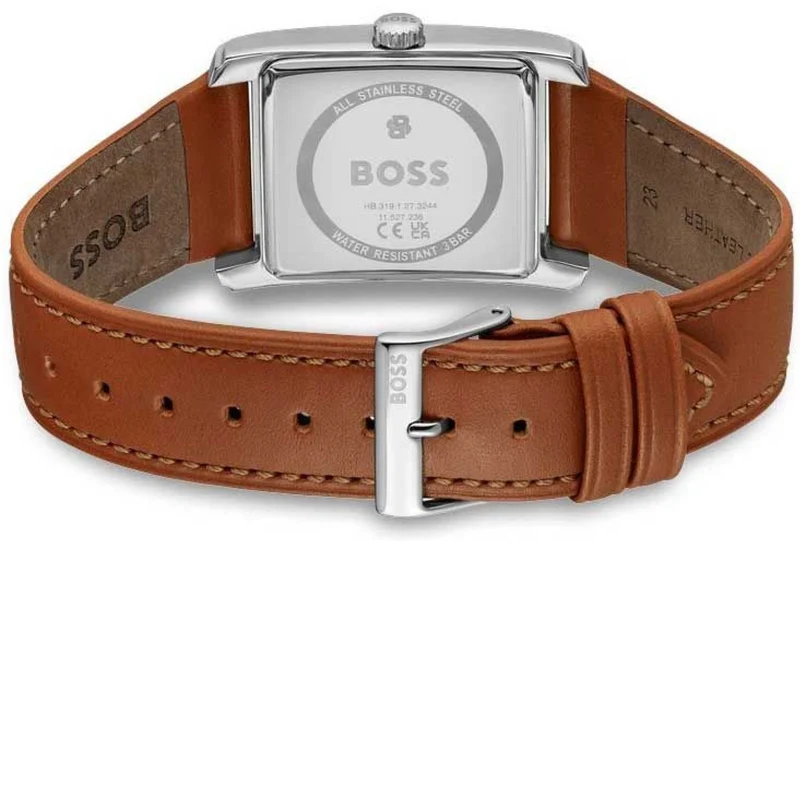 BOSS Principle Dress 1514316 Herren • Rechteckiges Edelstahlgehäuse • Multifunktions-Quarzwerk