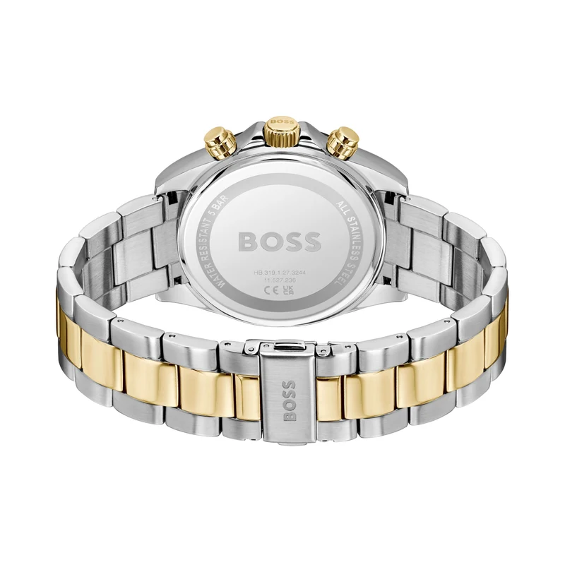 BOSS Hero Sport 1514269 Herren Armbanduhr Schwarz • Chronograph • Tachymeter-Lünette