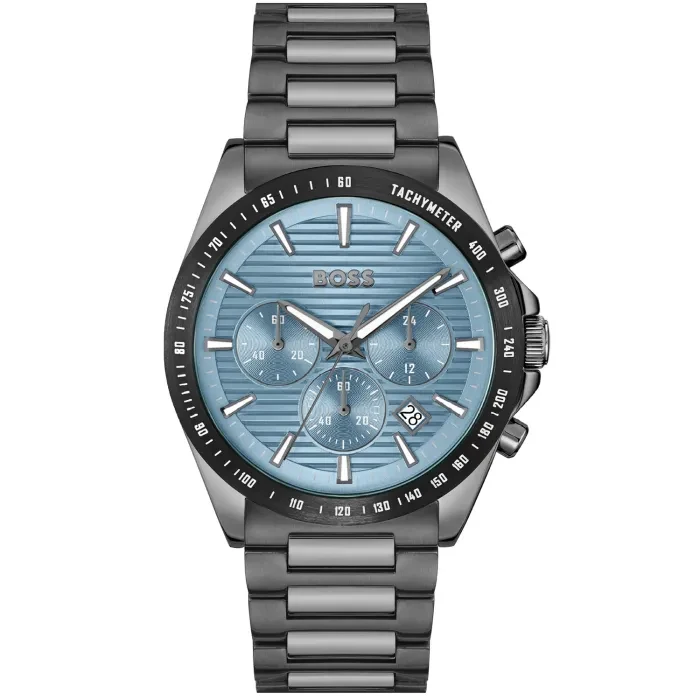 BOSS Strike Chrono 1514242 Herren • Quarz-Chronograph • Türkis-Zifferblatt