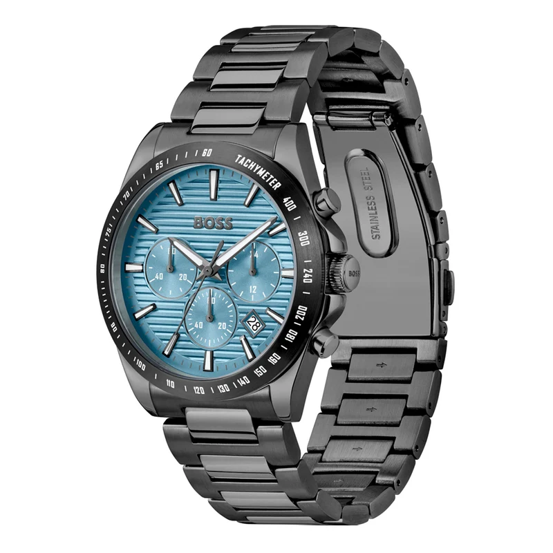 BOSS Strike Chrono 1514242 Herren • Quarz-Chronograph • Türkis-Zifferblatt