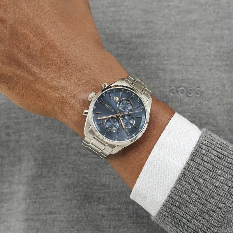 BOSS Grand Prix 1514226 Herren • Chronograph • Edelstahlarmband
