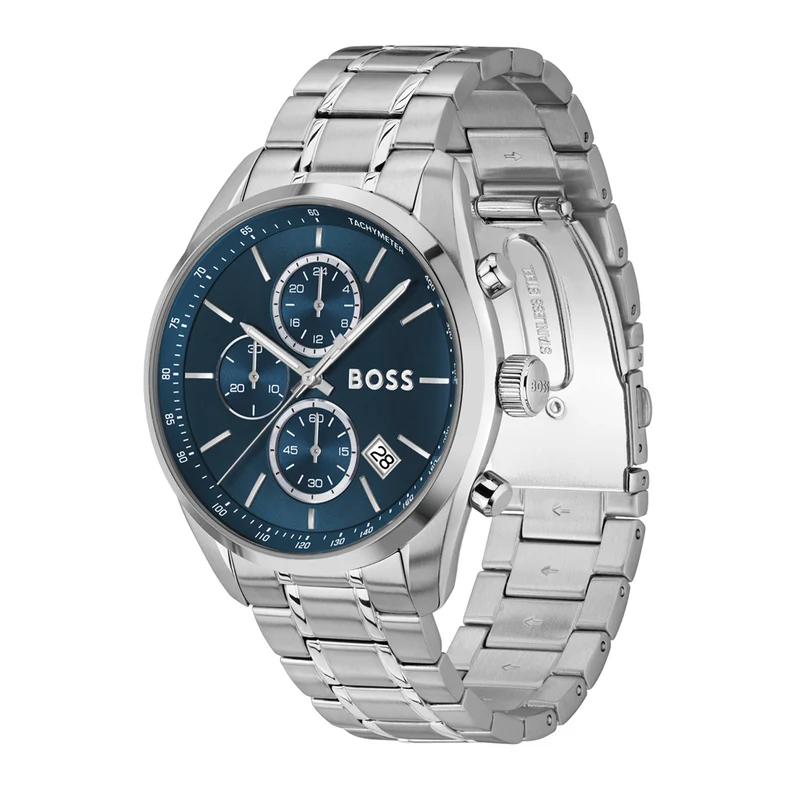 BOSS Grand Prix 1514226 Herren • Chronograph • Edelstahlarmband