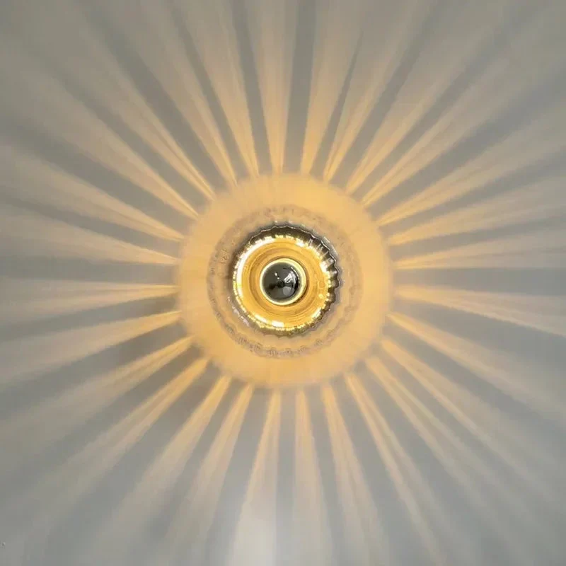 Minimalistische Glazen Wandlamp – Warm Sfeerlicht voor Woonkamer & Hal | Sansoti