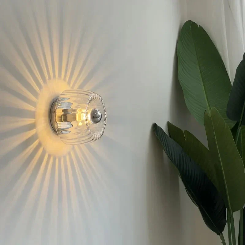 Minimalistische Glazen Wandlamp – Warm Sfeerlicht voor Woonkamer & Hal | Sansoti
