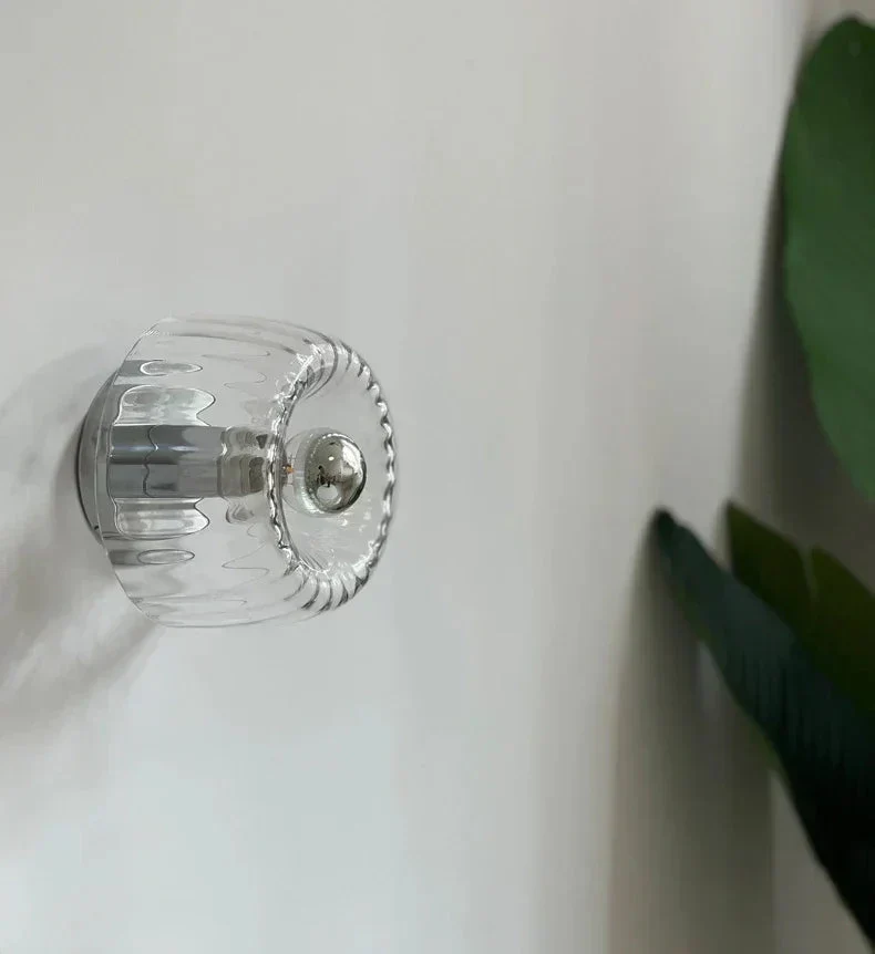 Minimalistische Glazen Wandlamp – Warm Sfeerlicht voor Woonkamer & Hal | Sansoti