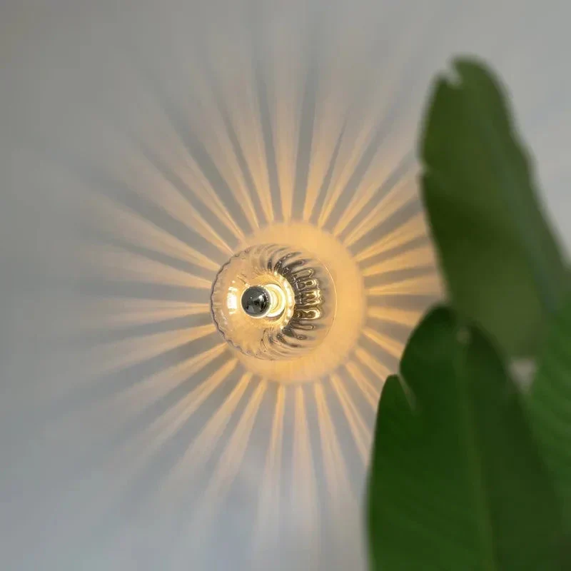 Minimalistische Glazen Wandlamp – Warm Sfeerlicht voor Woonkamer & Hal | Sansoti