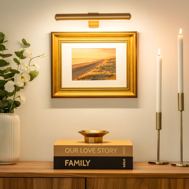 Draadloze LED Schilderijverlichting – Oplaadbare Wandlamp voor Kunst & Foto’s | Sansoti