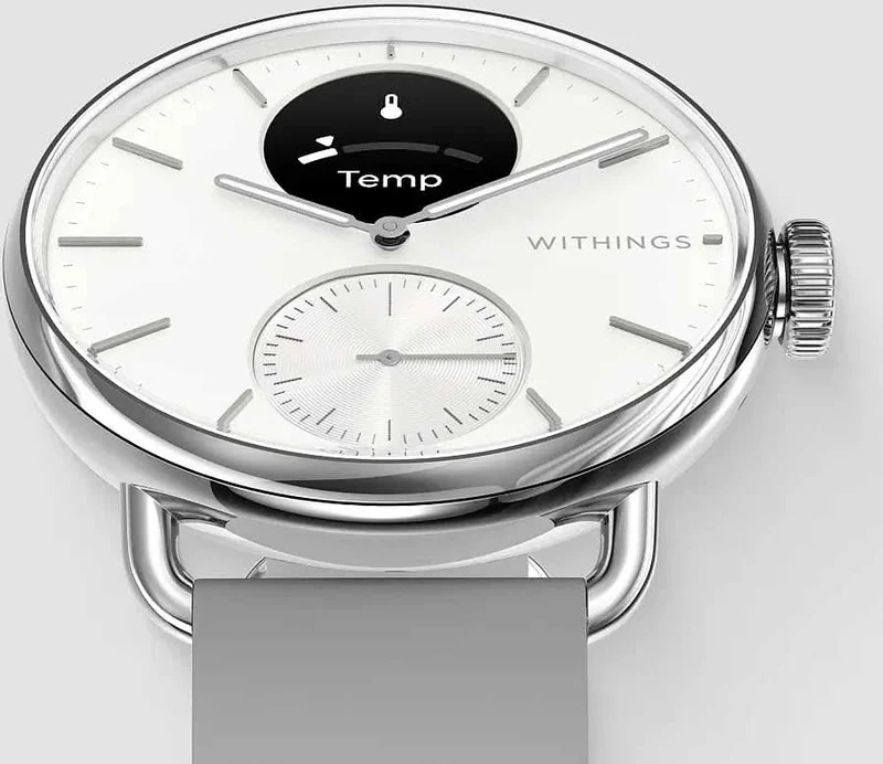 Withings ScanWatch 2 HWA10-MODEL 2-ALL-INT Unisex Uhr • Hybrid Smartwatch • EKG & Schlaftracking