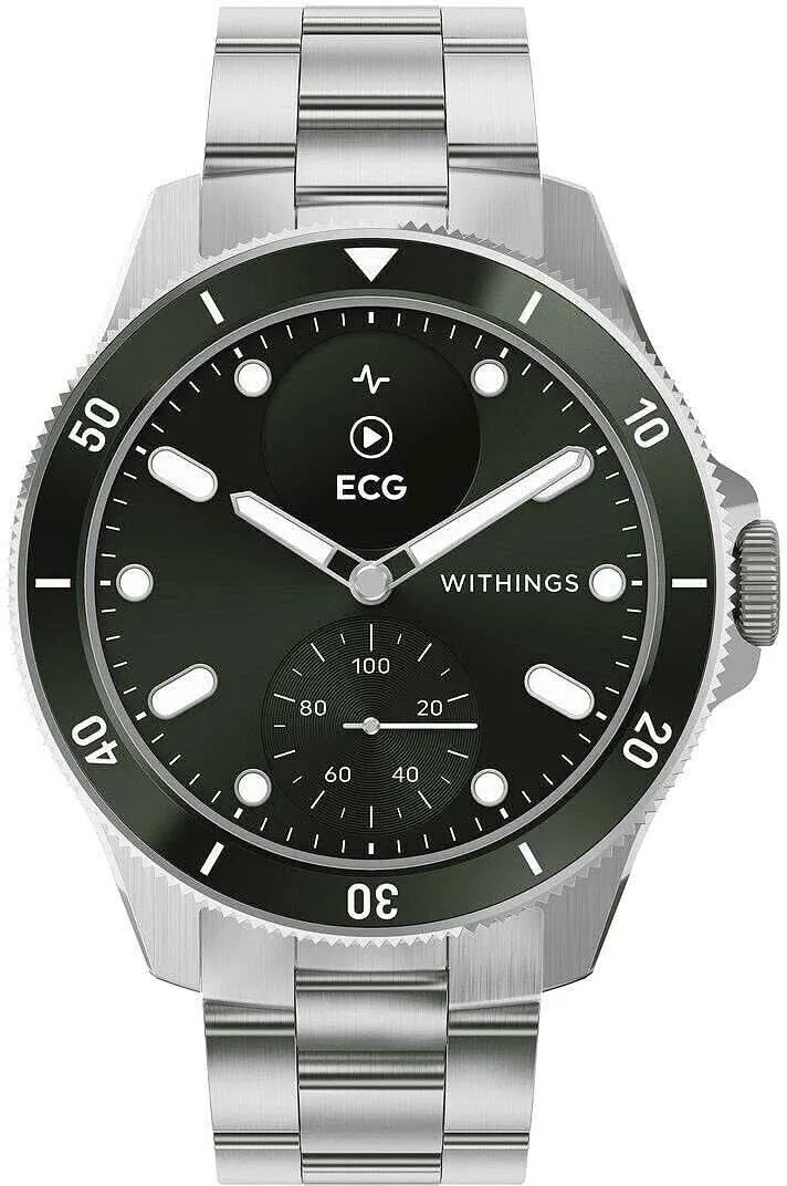 Withings ScanWatch Nova Unisex Uhr • Klinisch validierte Gesundheitsdaten • Saphirglas