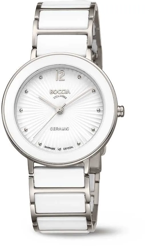Boccia 3331-04 Herrenuhr - Reintitan - Saphirglas