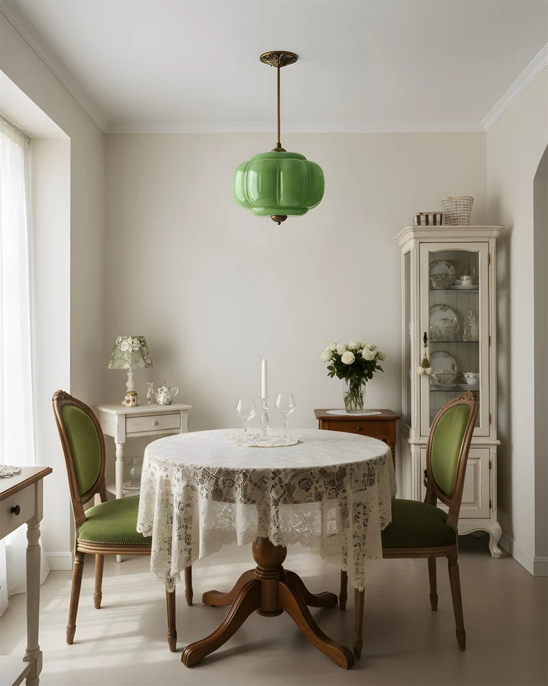 Vintage design plafondlamp van glas – elegante plafondverlichting met metalen details | Sansoti