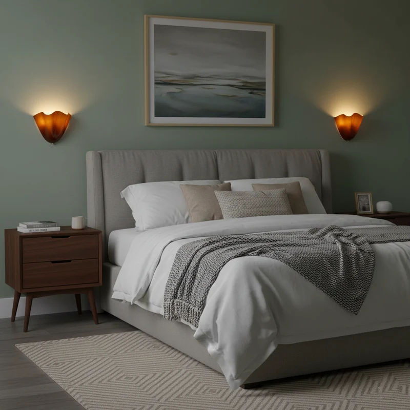 Design Wandlamp van Handgeblazen Glas – Sculpturale Wandverlichting voor Modern Interieur